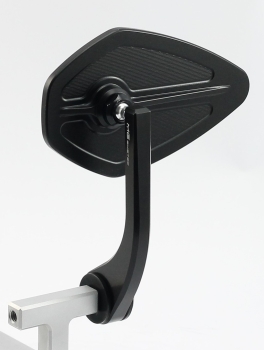 Lenkerenden-Spiegel  Typ 4 - MG BIKETEC - Vespa GTS/GTV/HPE - schwarz-eloxiert